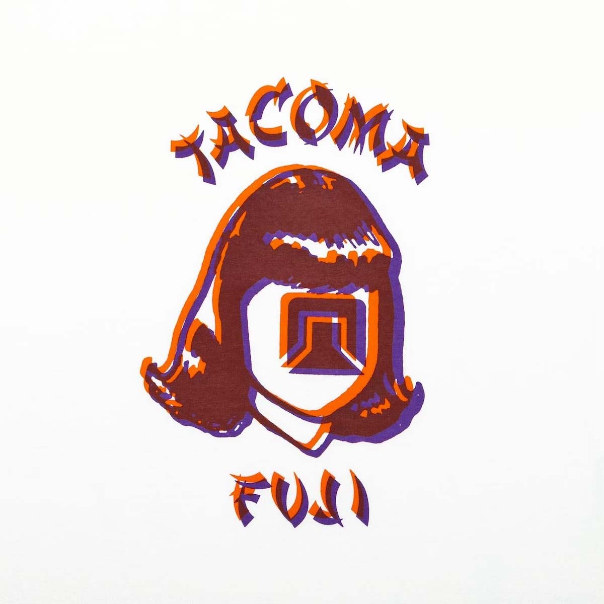 TACOMA FUJI RECORDS / TACOMA FUJI ORIENTALES  (White) フロントプリント